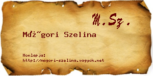 Mágori Szelina névjegykártya